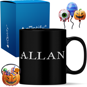 Personalized Eerie Halloween Font 11oz Coffee Mug