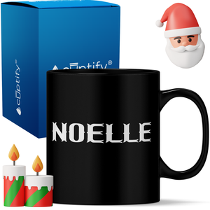 Personalized Claus Christmas Font 11oz Coffee Mug