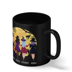 Personalized The Boo Crew on 11oz Ceramic Black Coffee Mug