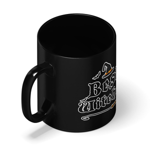 Personalized Best Witches Best Girl Friends on 11oz Ceramic Black Coffee Mug