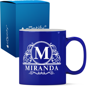 Personalized Elaborate Circle 11oz Coffee Mug