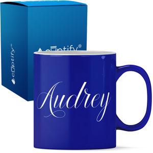 Personalized Audrey Style 11oz Coffee Mug