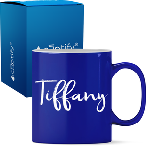 Personalized Tiffany Style 11oz Coffee Mug