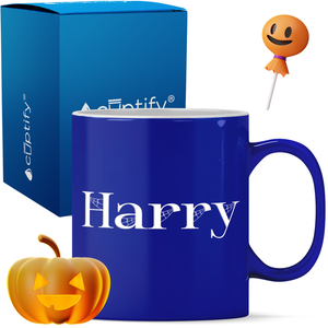 Personalized Wicked Halloween Font 11oz Coffee Mug