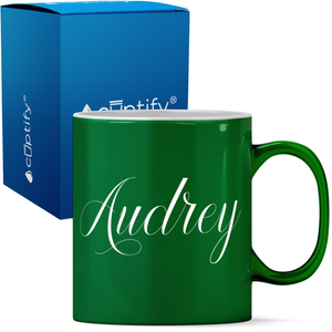 Personalized Audrey Style 11oz Coffee Mug