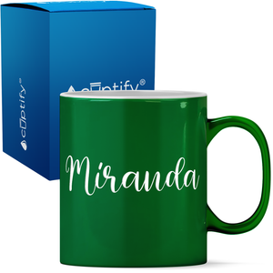 Personalized Miranda Style 11oz Coffee Mug