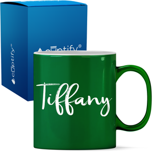 Personalized Tiffany Style 11oz Coffee Mug