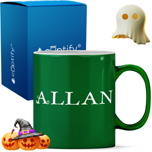 Personalized Eerie Halloween Font 11oz Coffee Mug