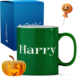 Personalized Wicked Halloween Font 11oz Coffee Mug