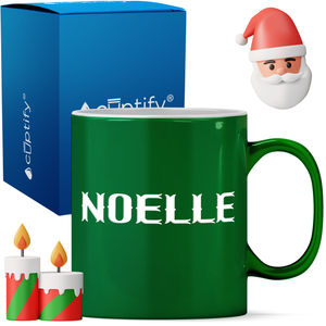 Personalized Claus Christmas Font 11oz Coffee Mug