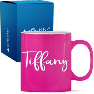 Personalized Tiffany Style 11oz Coffee Mug