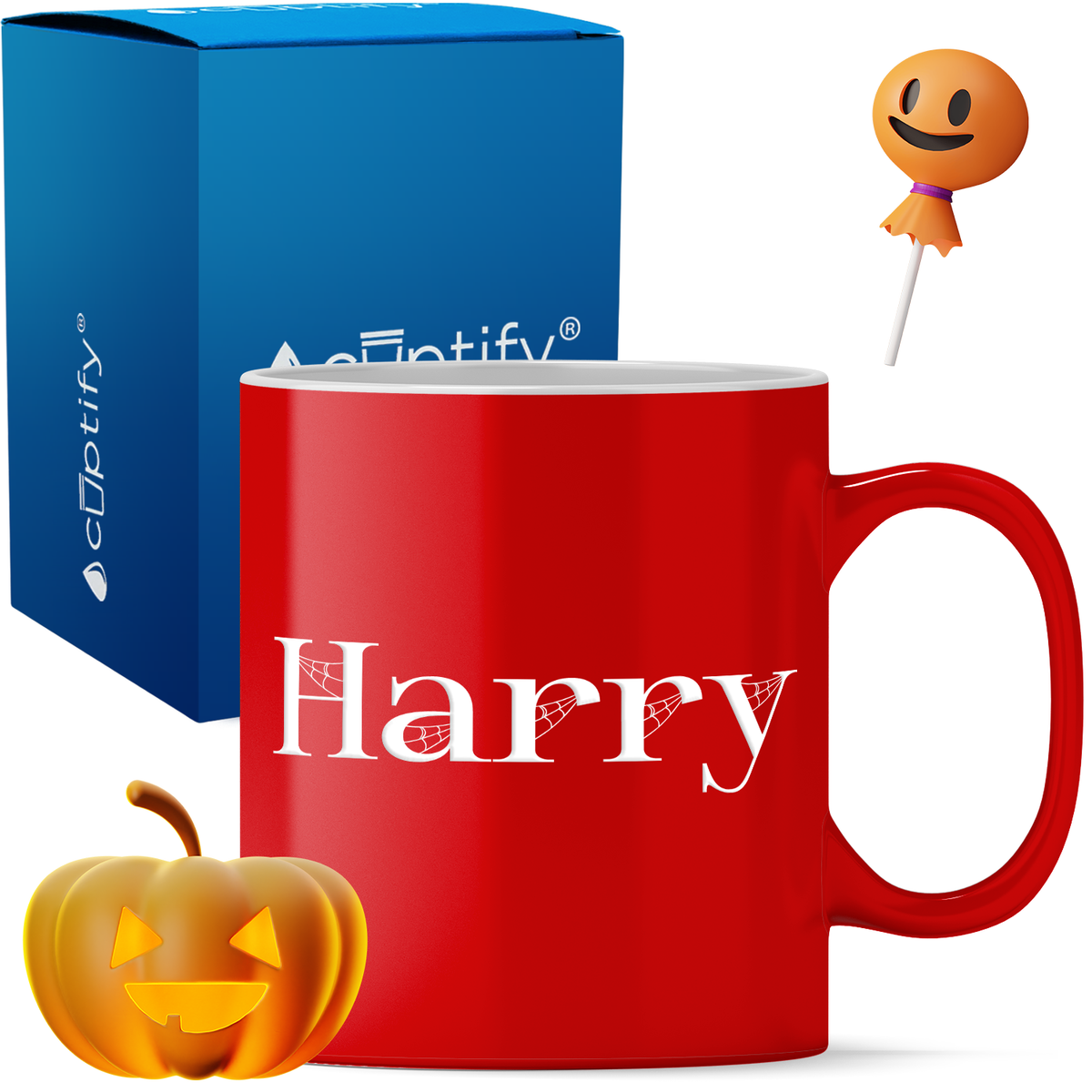 Personalized Wicked Halloween Font 11oz Coffee Mug