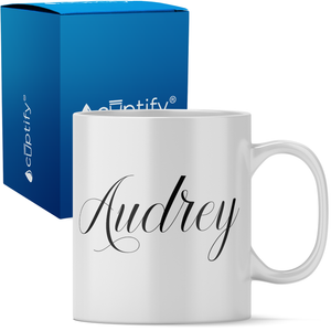 Personalized Audrey Style 11oz Coffee Mug