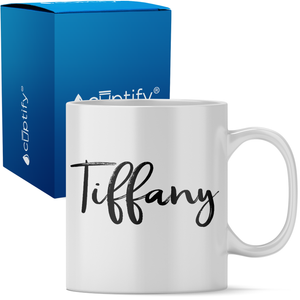 Personalized Tiffany Style 11oz Coffee Mug