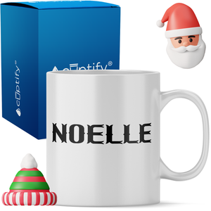 Personalized Claus Christmas Font 11oz Coffee Mug