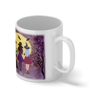 Personalized Best Witches on 11oz Ceramic White Coffee Mug