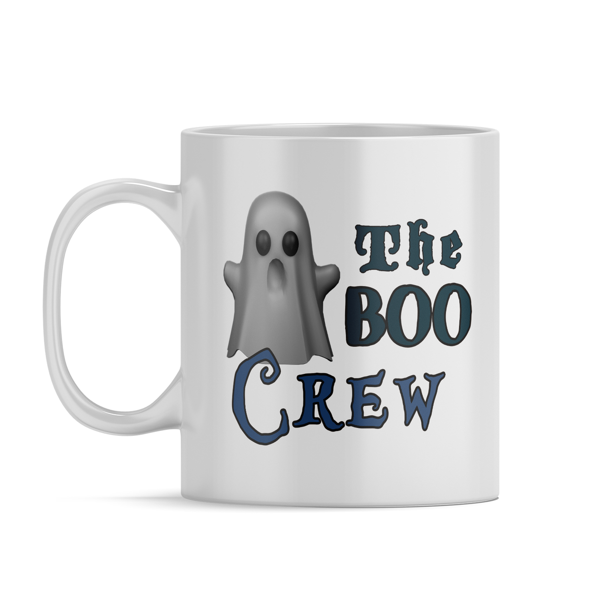 Personalized The Boo Crew on 11oz Ceramic White Coffee Mug