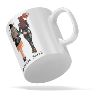 Personalized Best Witches Best Girl Friends on 11oz Ceramic White Coffee Mug