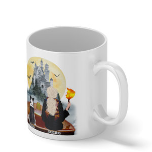 Personalized Halloween is Better with a Dog on 11oz Ceramic White Coffee Mug