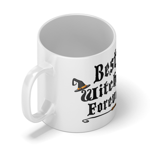 Personalized Flying Best Witches on 11oz Ceramic White Coffee Mug
