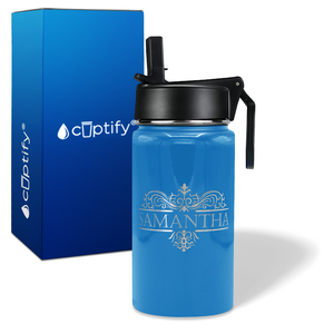 Personalized Vestige Design on 12oz Wide Mouth Bottle