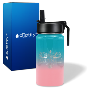 Personalized Vestige Design on 12oz Wide Mouth Bottle