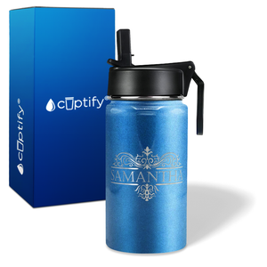 Personalized Vestige Design on 12oz Wide Mouth Bottle