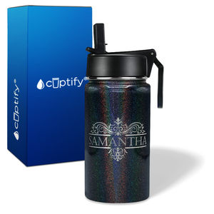 Personalized Vestige Design on 12oz Wide Mouth Bottle
