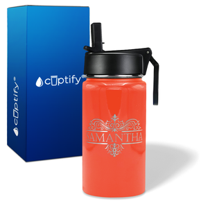 Personalized Vestige Design on 12oz Wide Mouth Bottle