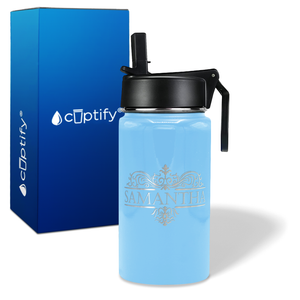 Personalized Vestige Design on 12oz Wide Mouth Bottle