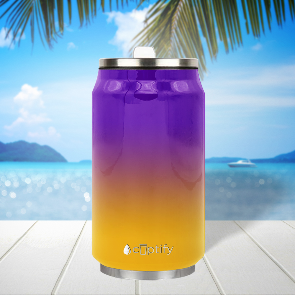 Minnesota Ombre 12oz Cola Can Bottle