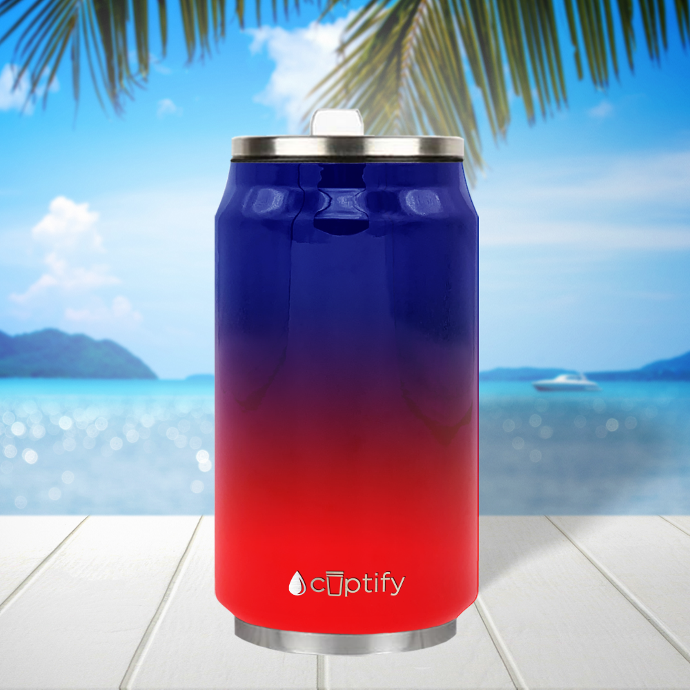 New York Ombre 12oz Cola Can Bottle