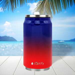 New York Ombre 12oz Cola Can Bottle