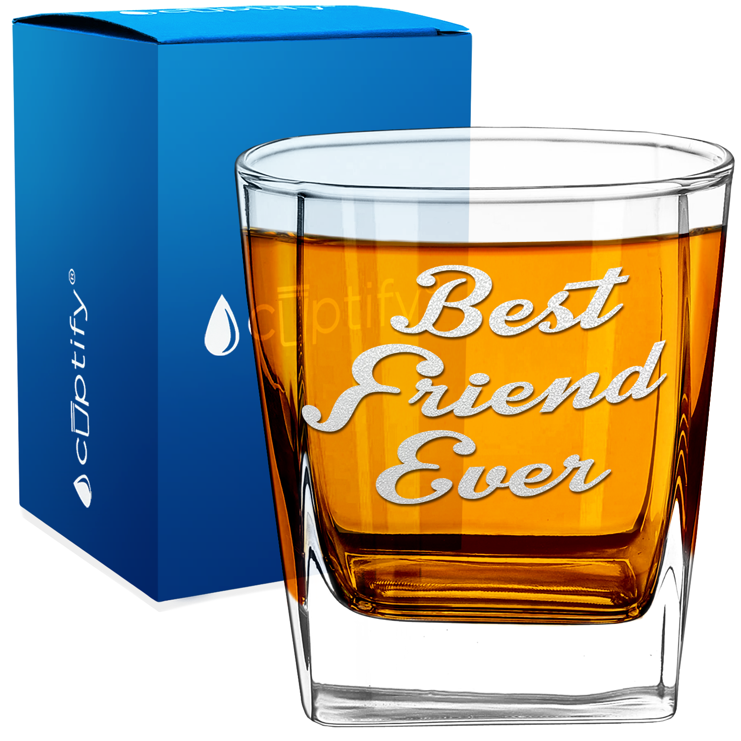Best Friend Ever 12oz Double Old Fashioned Glass