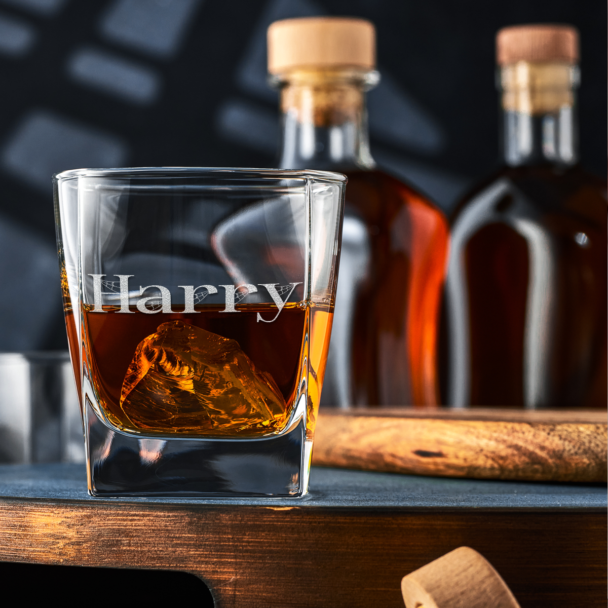 Personalized Wicked Halloween Font 12oz Double Old Fashioned Glass