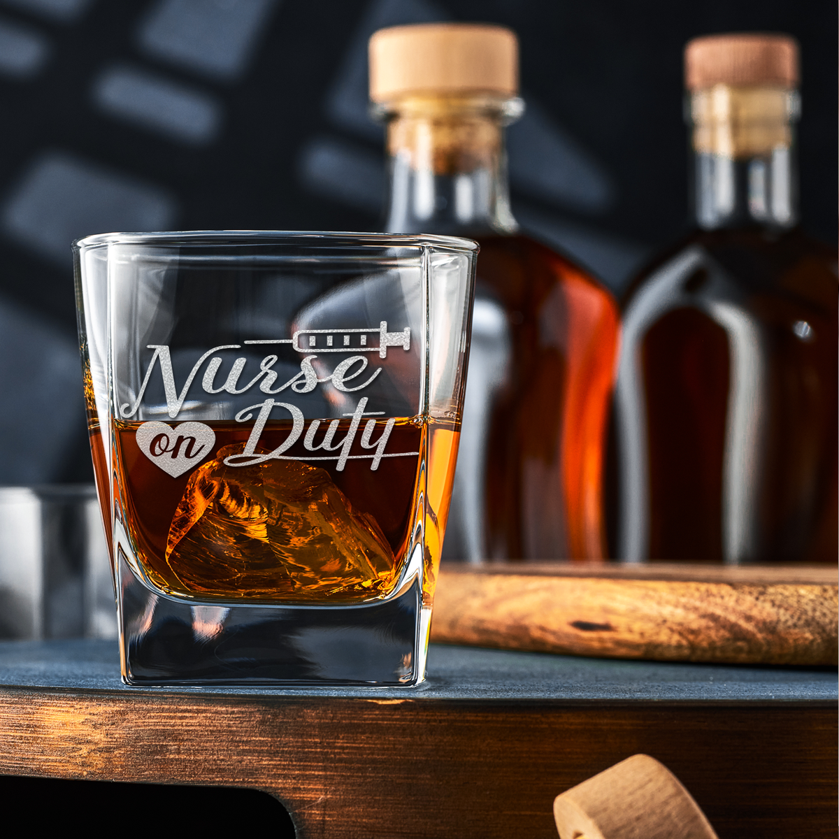Nurse on Duty 12oz Double Old Fashioned Glass