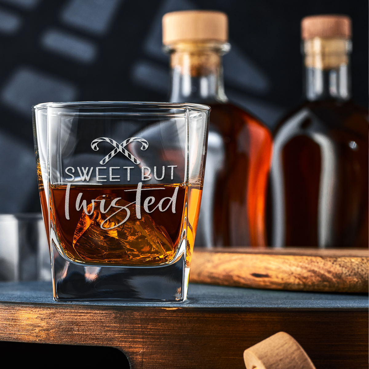 Sweet But Twisted 12oz Double Old Fashioned Glass