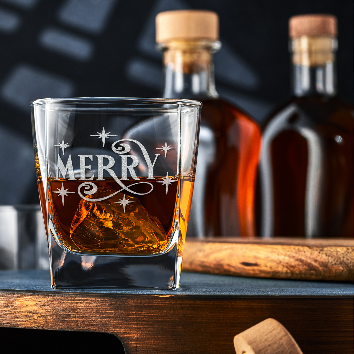 Merry 12oz Double Old Fashioned Glass