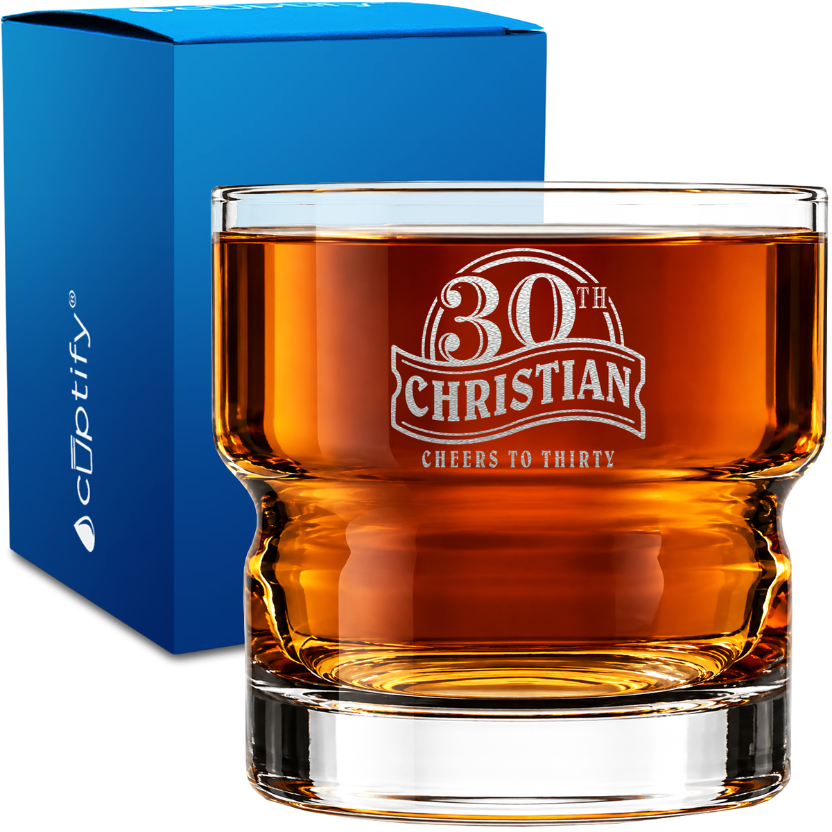 Cheers to Thirty Birthday 12oz Newton Whiskey