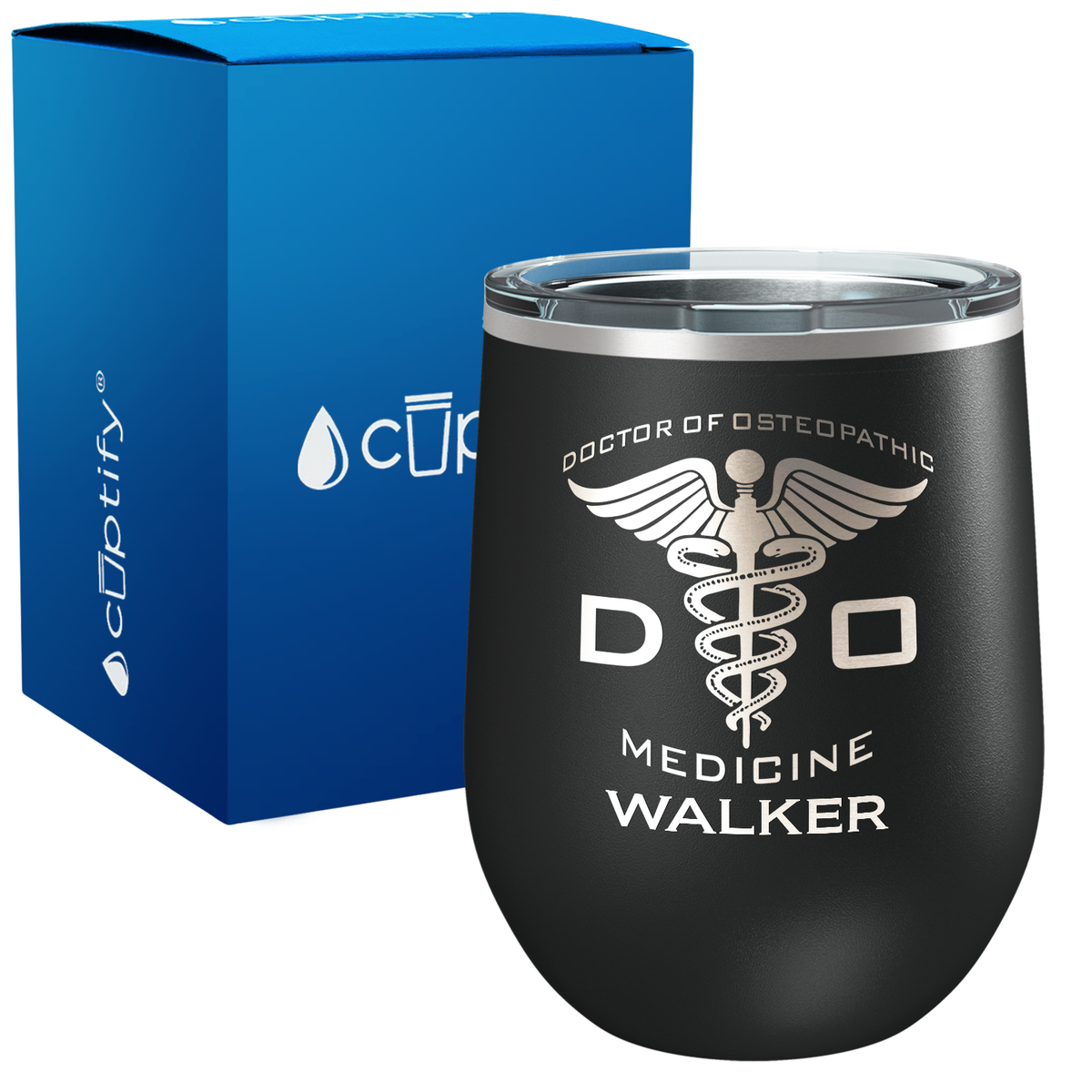 Doctor of Osteopathic Medicine 12oz Medical Wine Tumbler