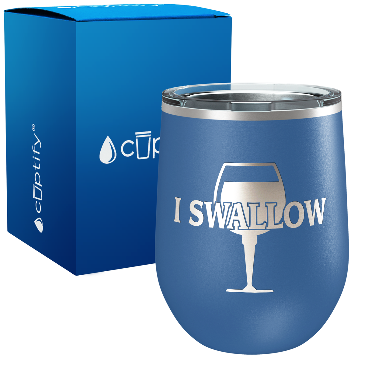 I Swallow 12oz Funny Wine Tumbler