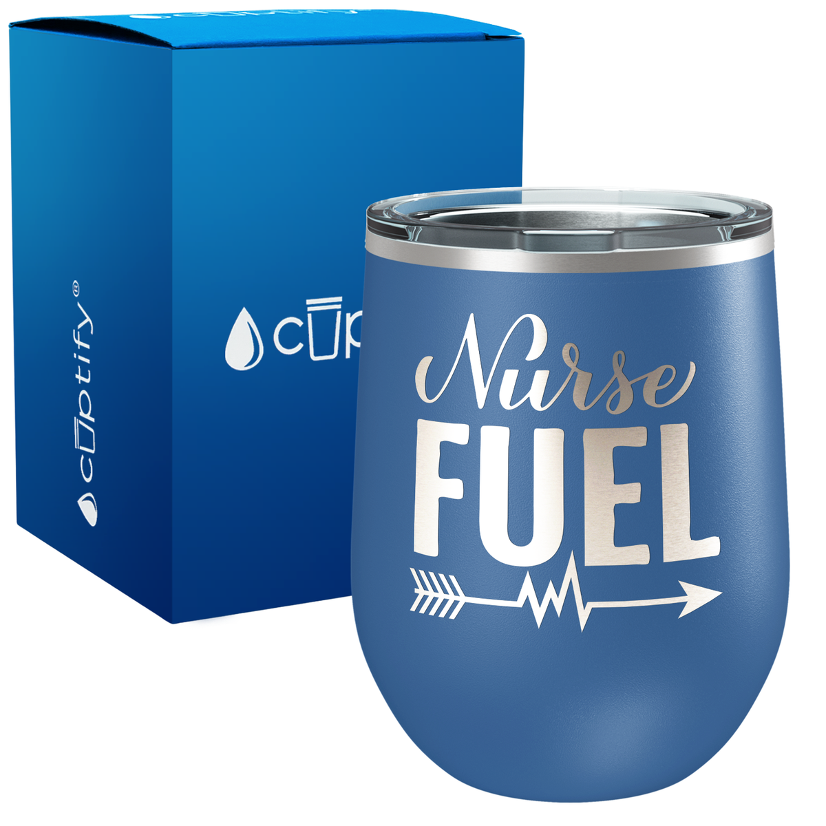 Nurse Fuel 12oz Nurse Wine Tumbler