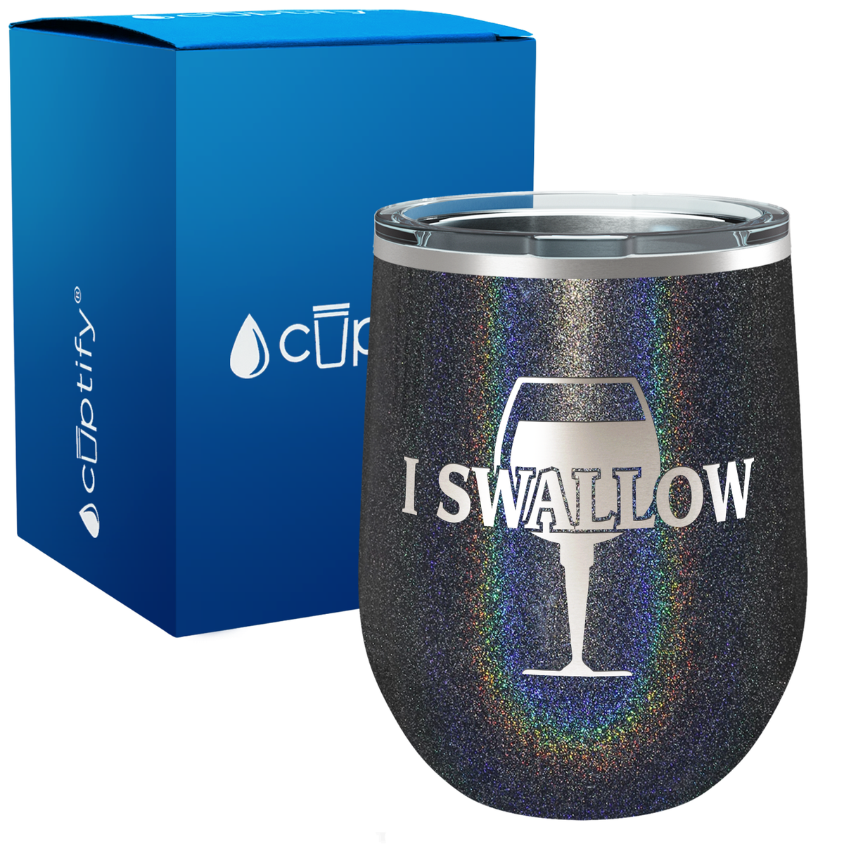 I Swallow 12oz Funny Wine Tumbler
