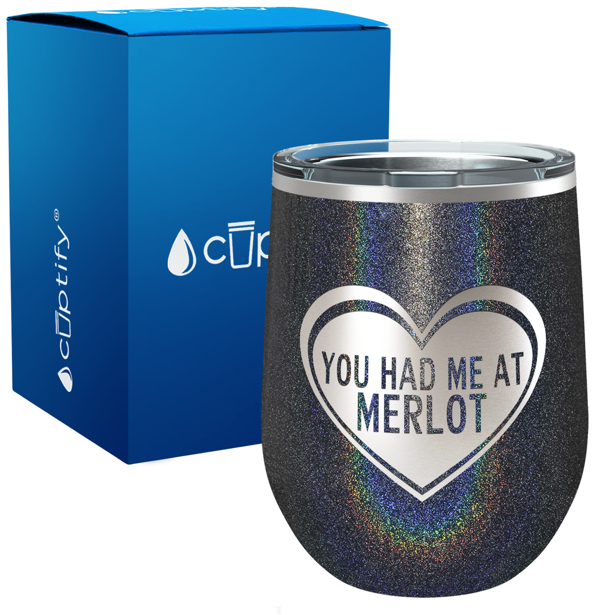 You Had Me at Merlot 12oz Best Friend Wine Tumbler