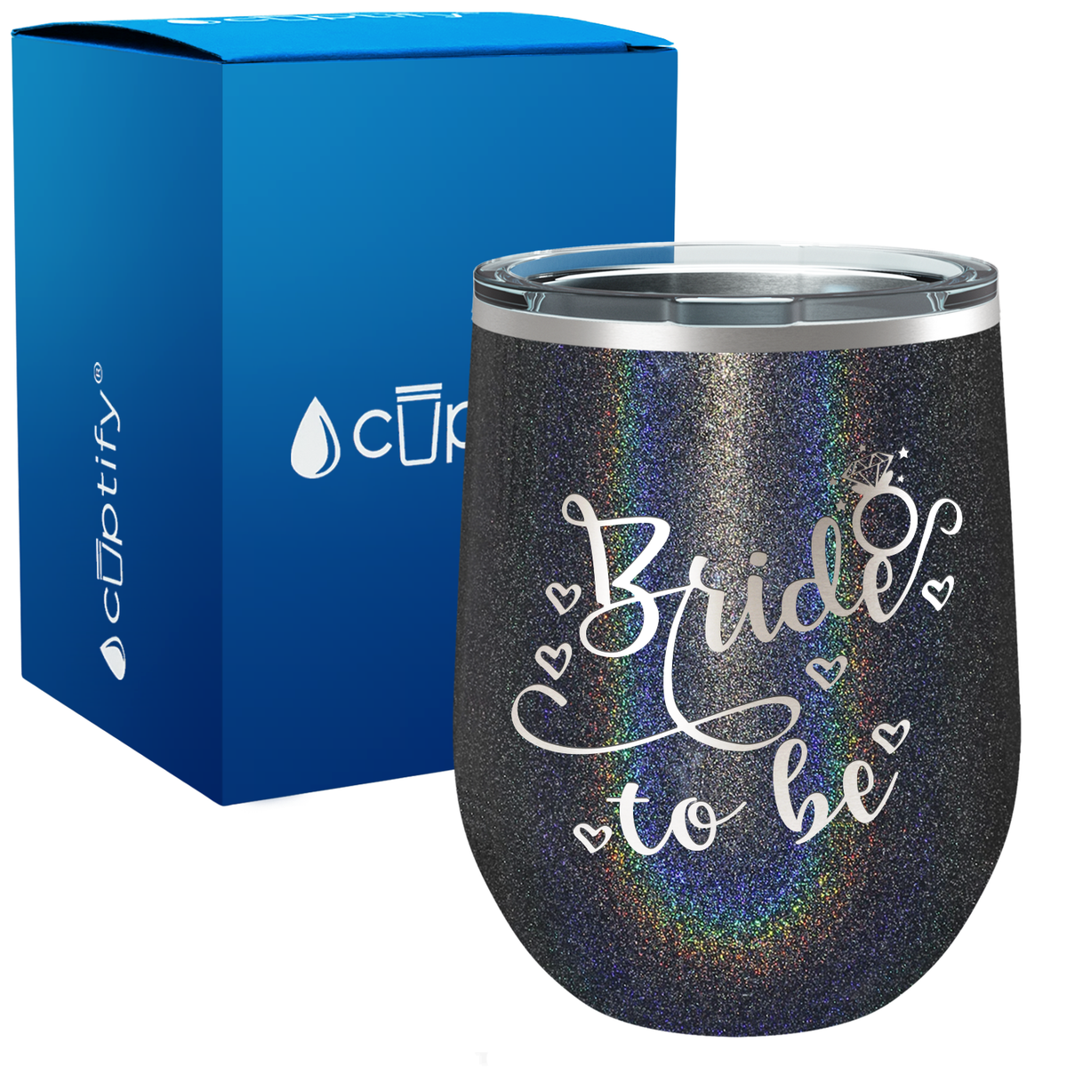 Bride to Be 12oz Bridal Shower Wine Tumbler