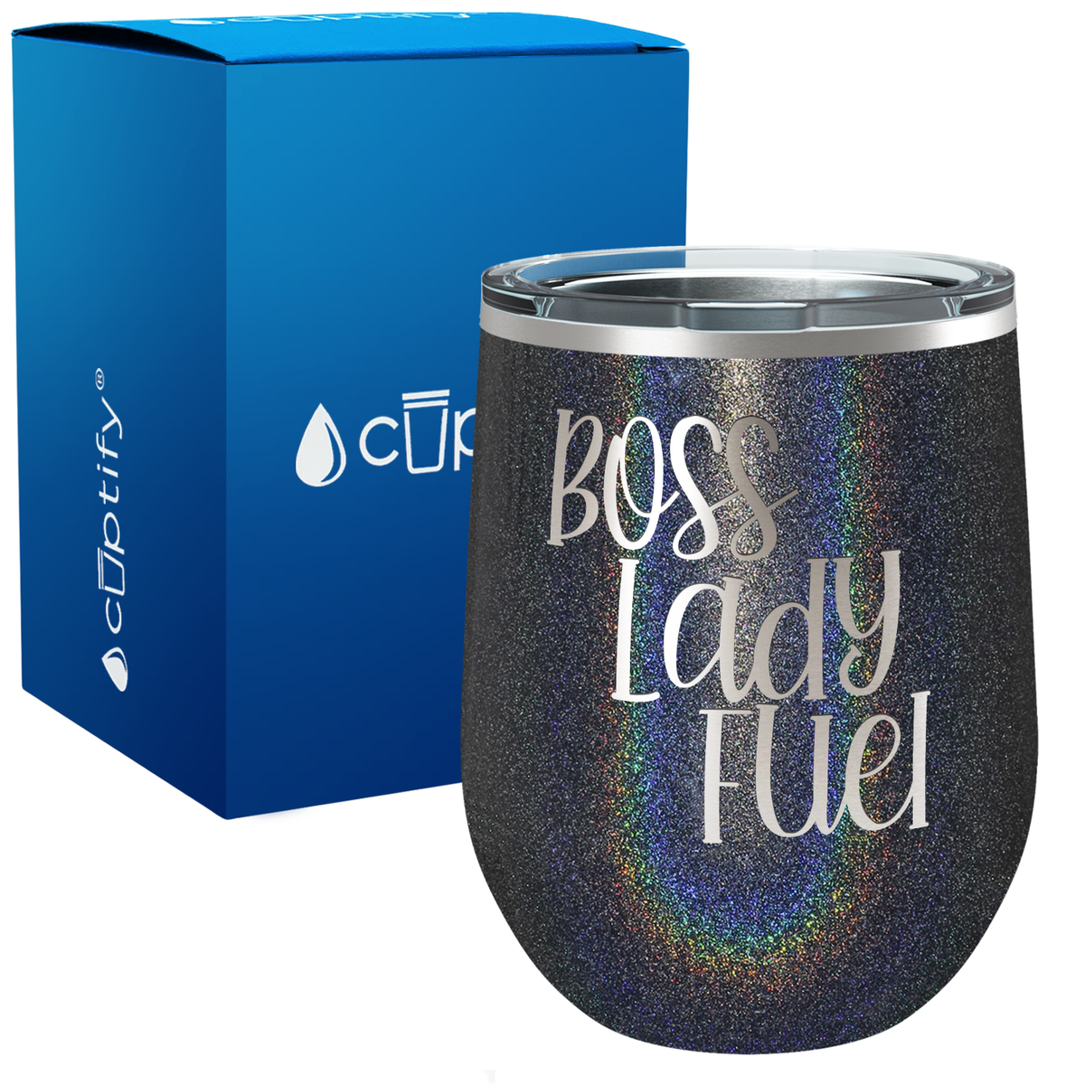 Boss Lady Fuel Quirky 12oz Boss Wine Tumbler