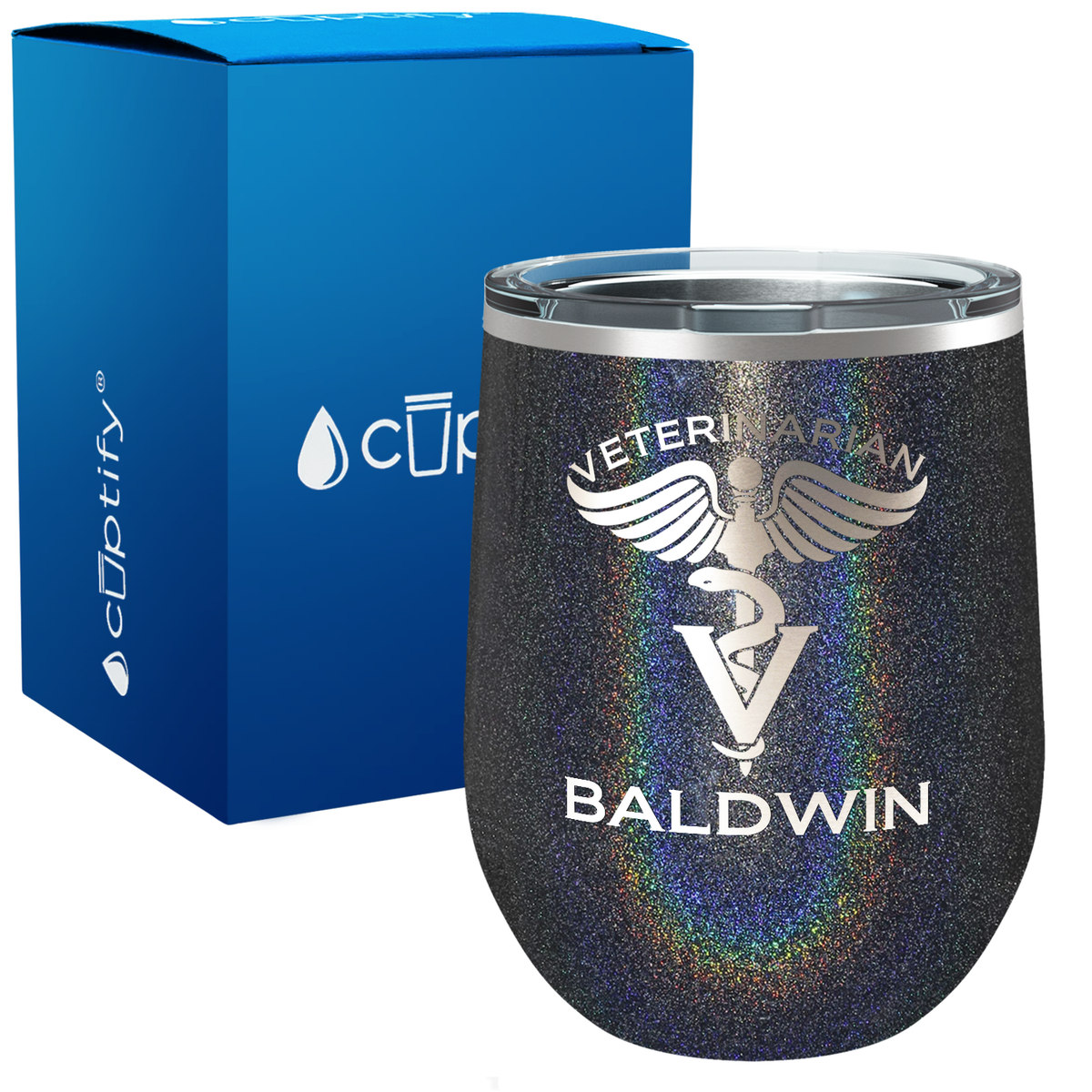 Personalized Veterinarian 12oz Medical Wine Tumbler