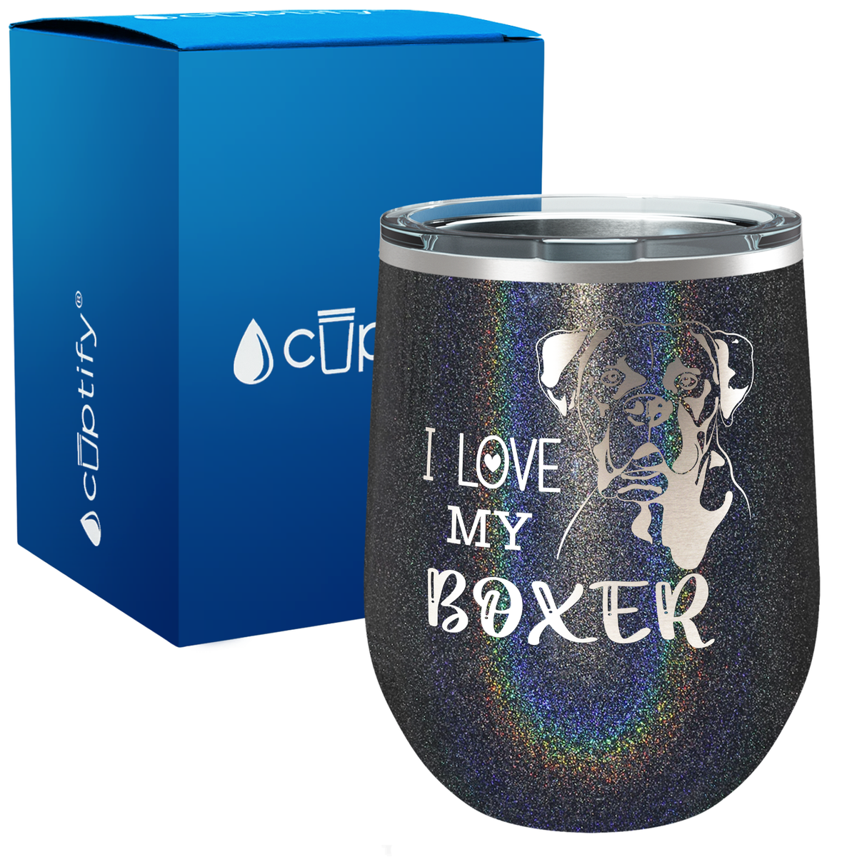 I love my Boxer 12oz Dog Wine Tumbler