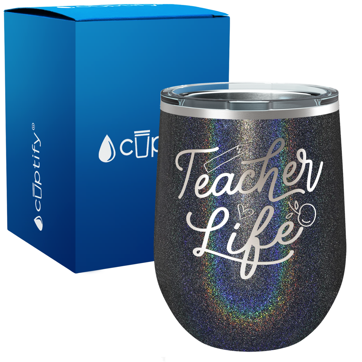 Teacher Life 12oz Teacher Wine Tumbler