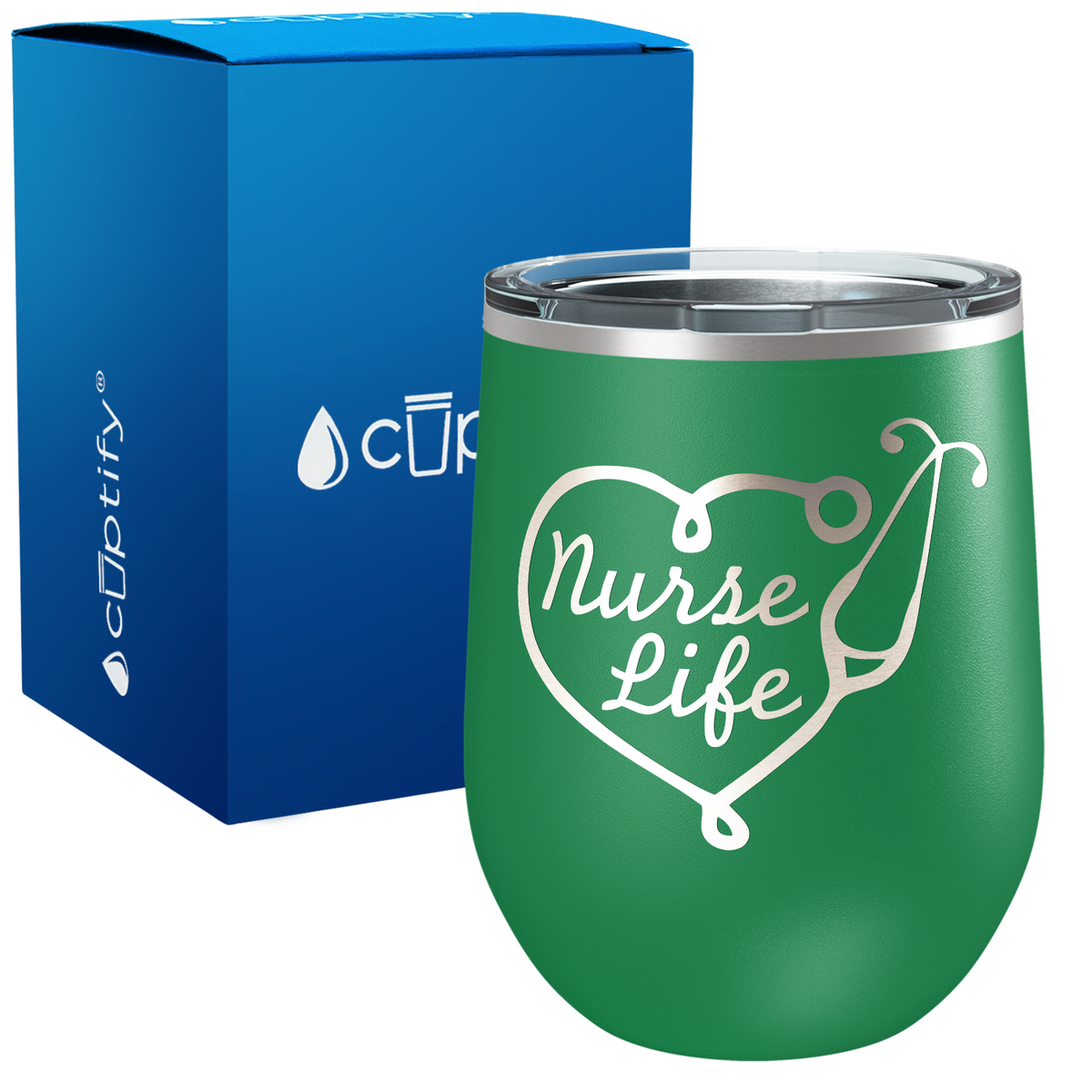 Nurse Life 12oz Nurse Wine Tumbler